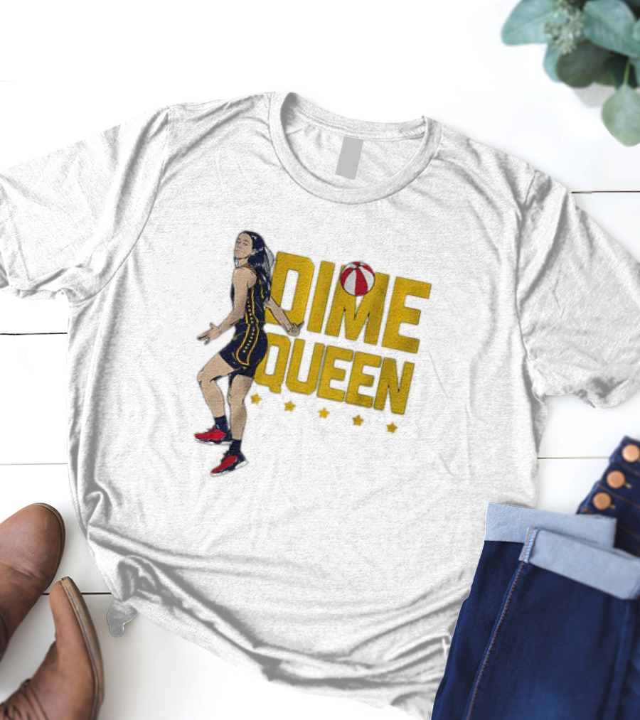 Caitlin Clark Dime Queen Indiana Fever Basketball T-Shirt