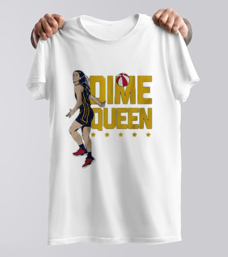 Caitlin Clark Dime Queen Indiana Fever Basketball T-Shirt