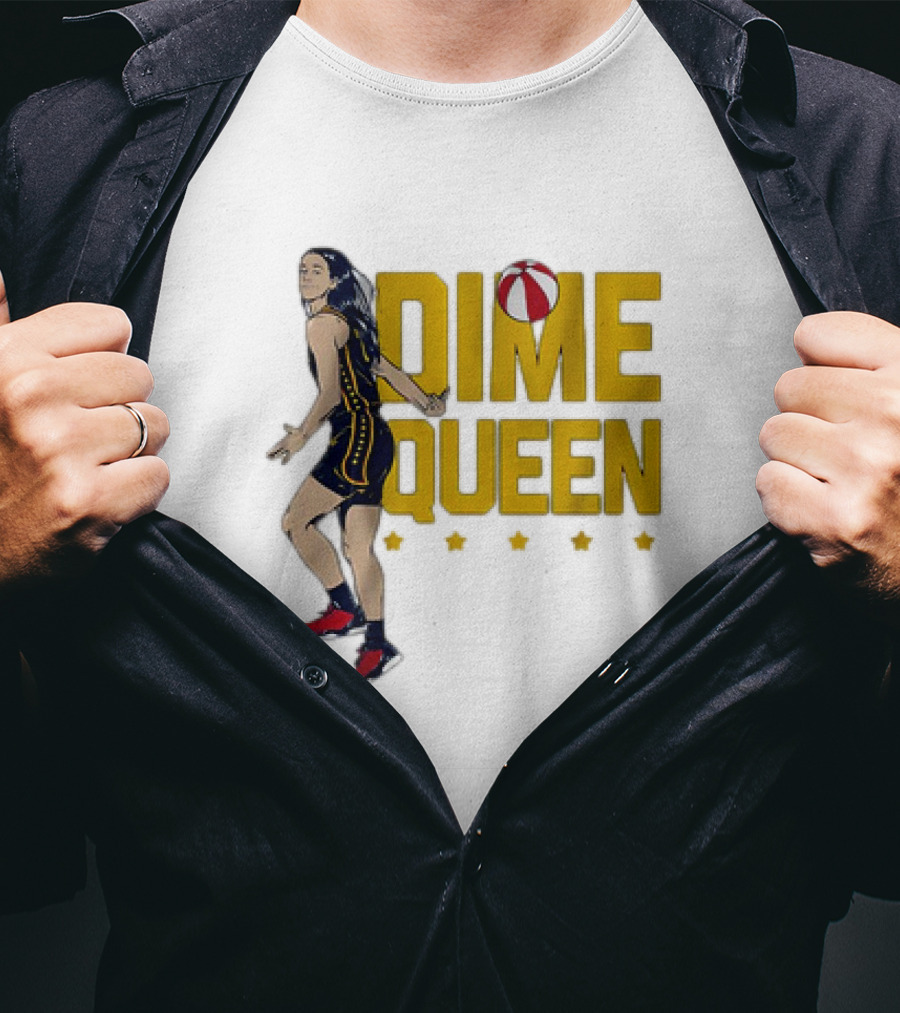 Caitlin Clark Dime Queen Indiana Fever Basketball T-Shirt