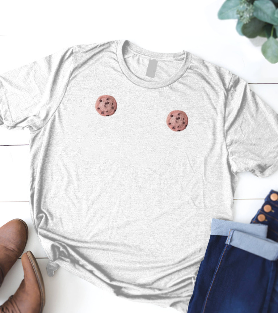 Chocolate Chip Cookie Design Nip T-Shirt