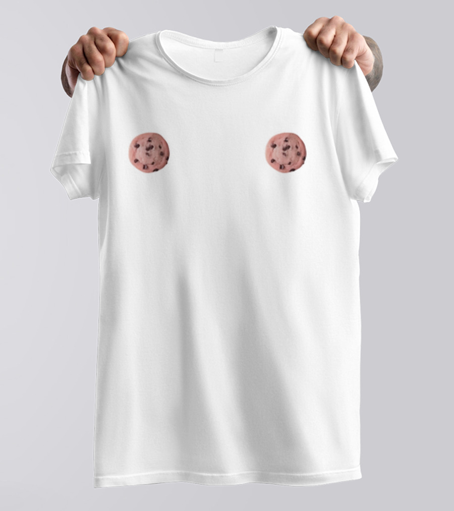 Chocolate Chip Cookie Design Nip T-Shirt