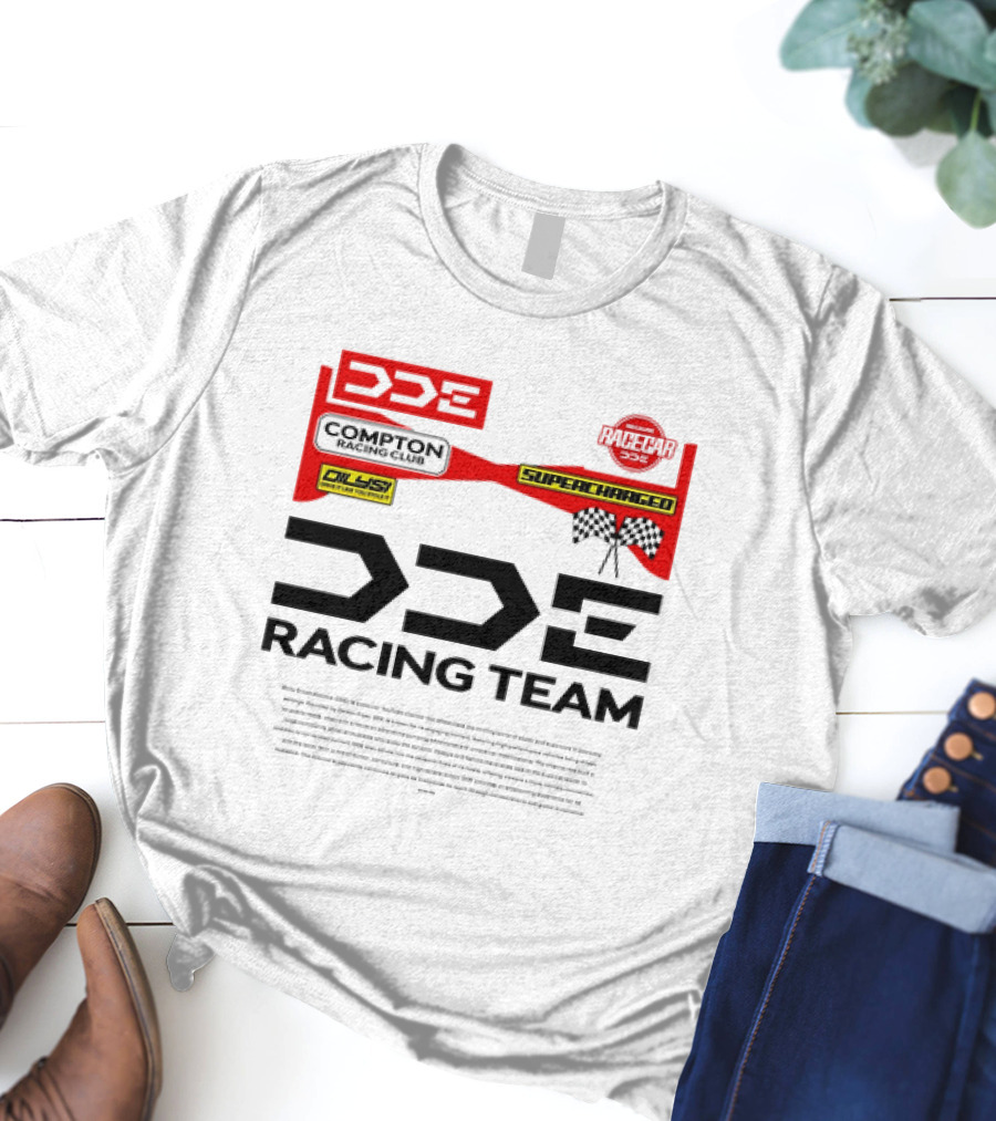 DDE Racing Team Compton Racing Club Supercharged Racecar 333 Carbon T-Shirt