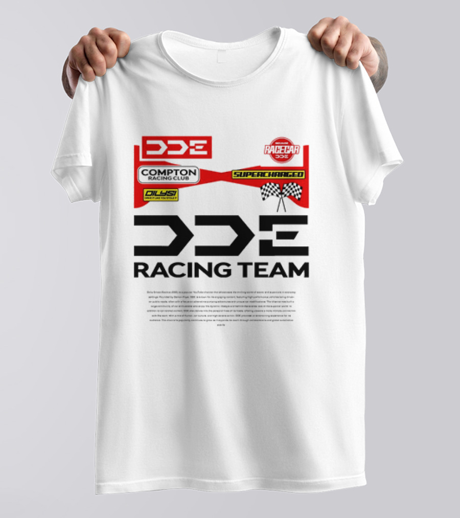 DDE Racing Team Compton Racing Club Supercharged Racecar 333 Carbon T-Shirt