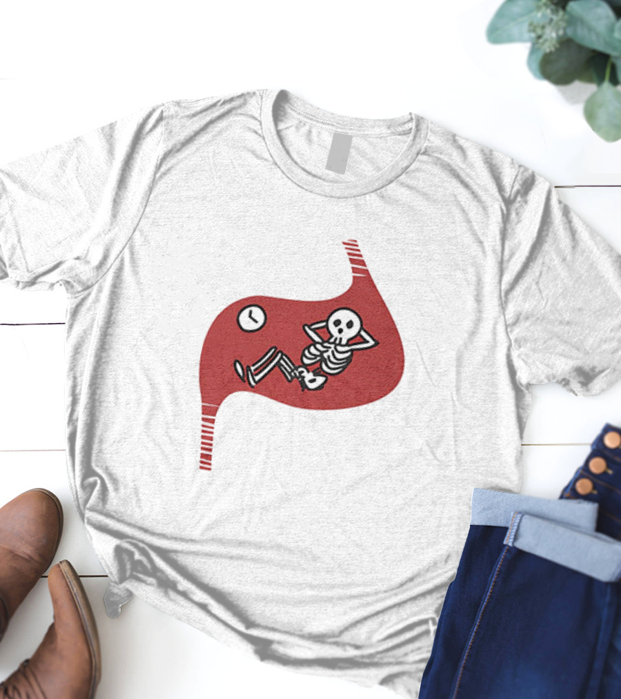 Dungeon Meshi Falin Touden Relaxed Skeleton Motif T-Shirt