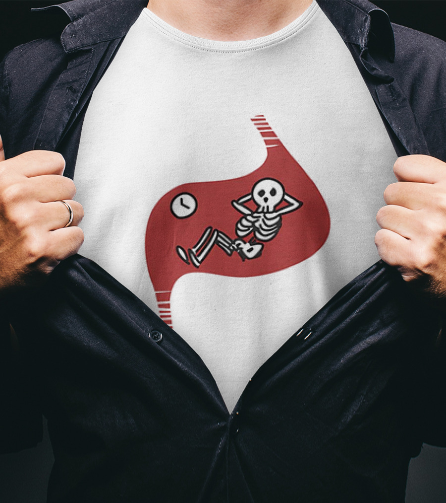 Dungeon Meshi Falin Touden Relaxed Skeleton Motif T-Shirt