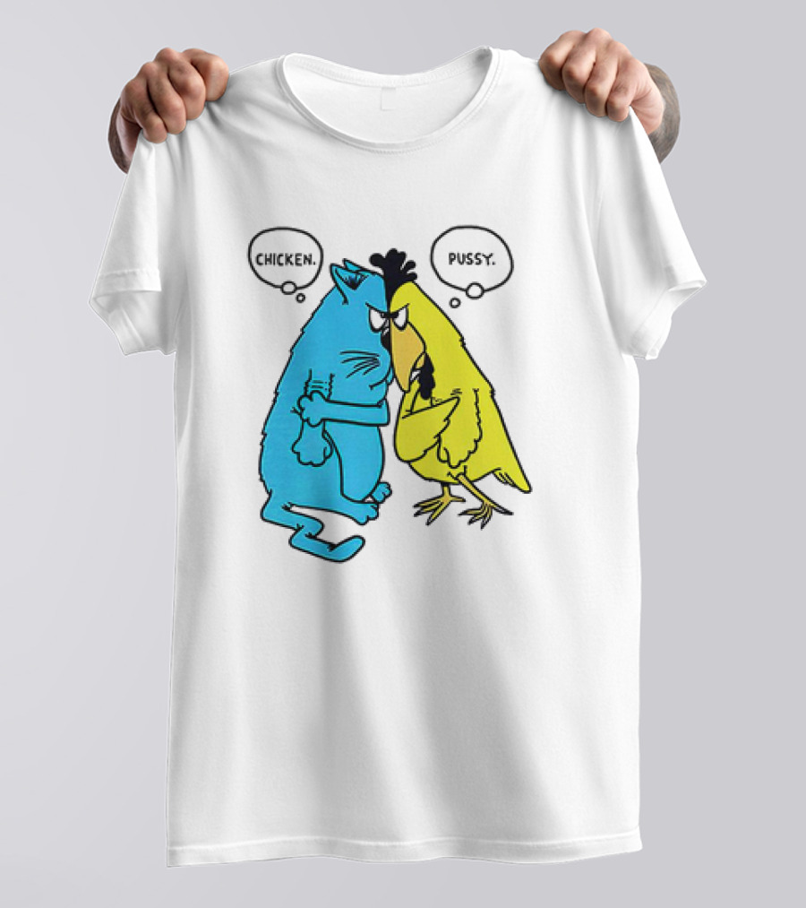 Chicken Pussy Cartoon John Baynham Chicken Pussy T-Shirt