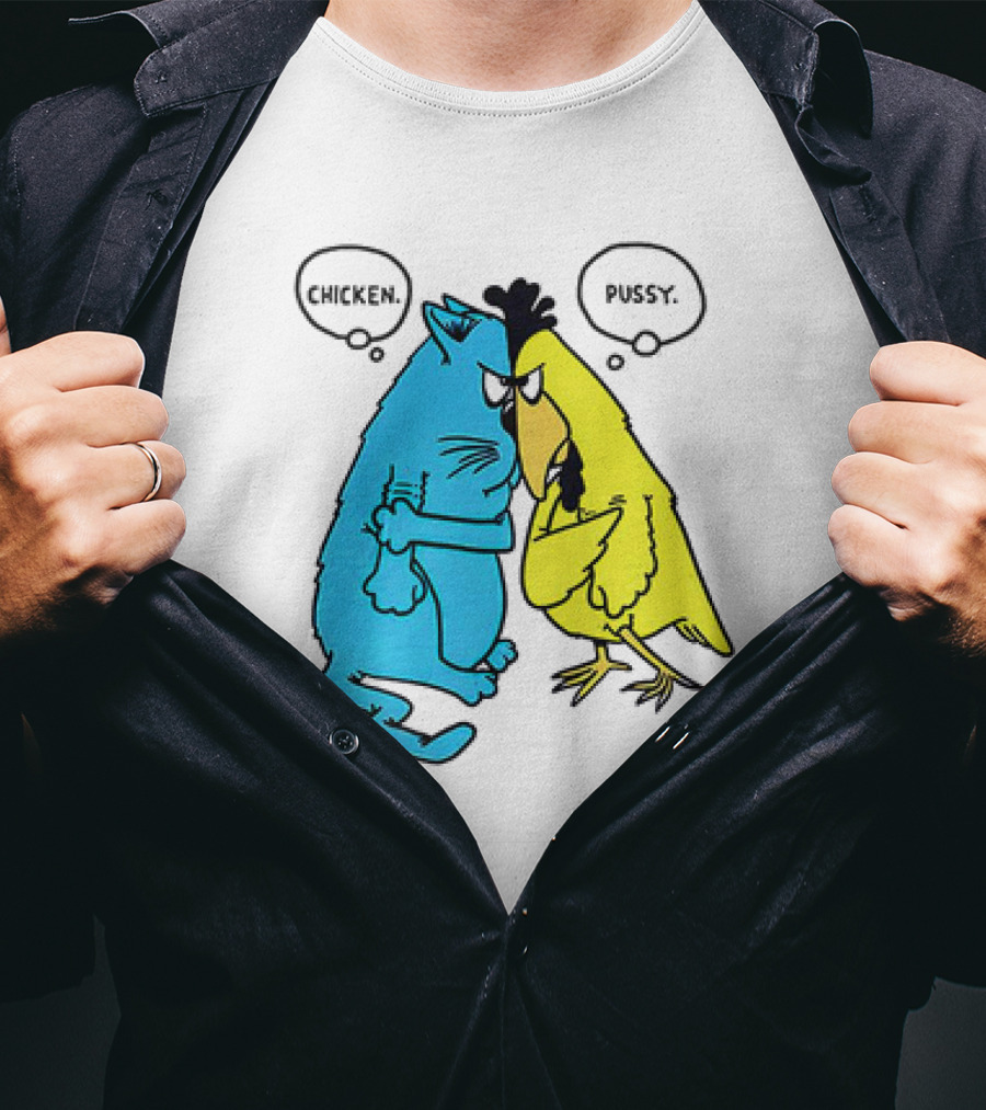 Chicken Pussy Cartoon John Baynham Chicken Pussy T-Shirt