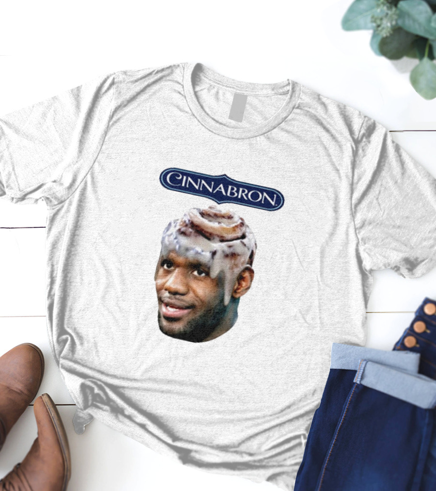 Lebron James Cinnabron Cinnamon Roll Head T-Shirt