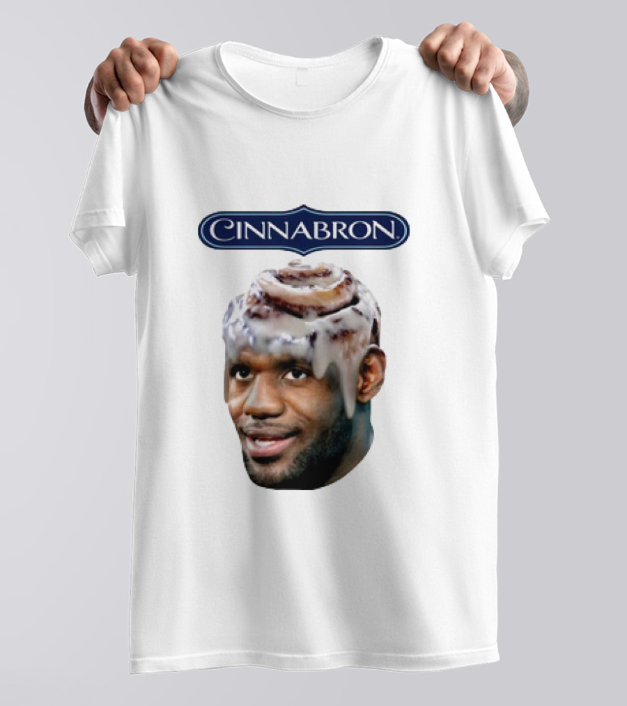 Lebron James Cinnabron Cinnamon Roll Head T-Shirt