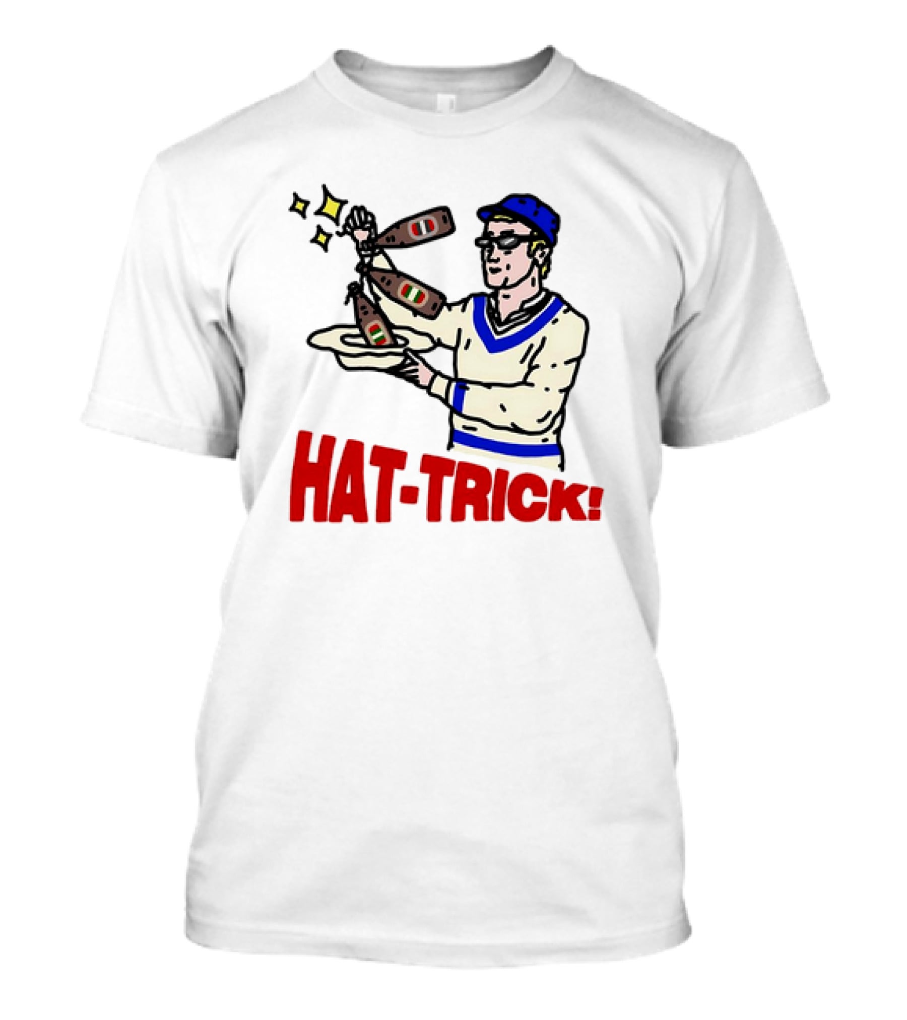 Hat Trick Beer Get Your Bottles Sparkling Cheers T-Shirt