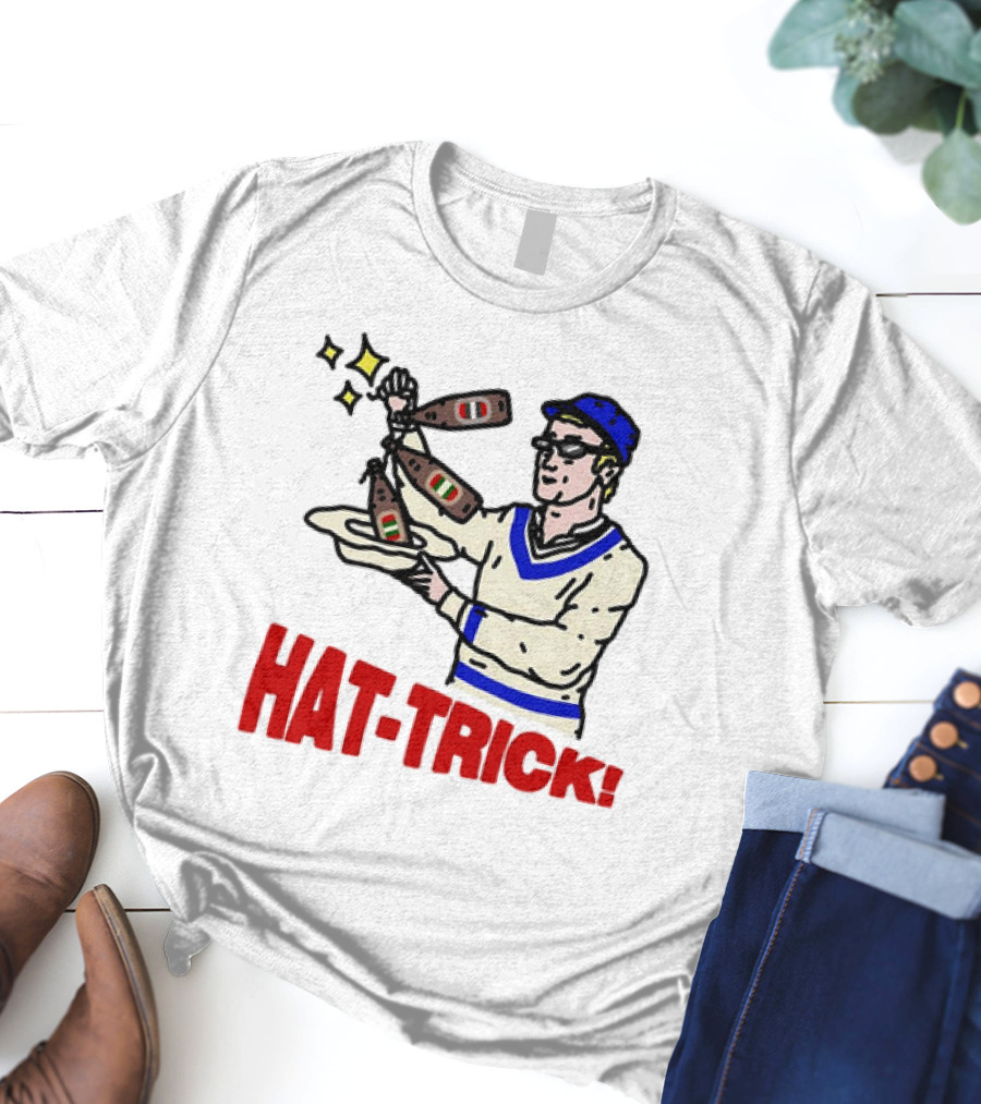 Hat Trick Beer Get Your Bottles Sparkling Cheers T-Shirt