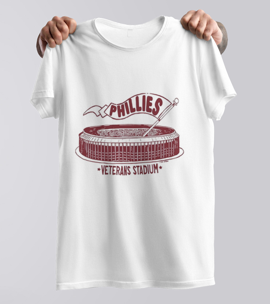 Phillies Veterans Stadium Retro T-Shirt