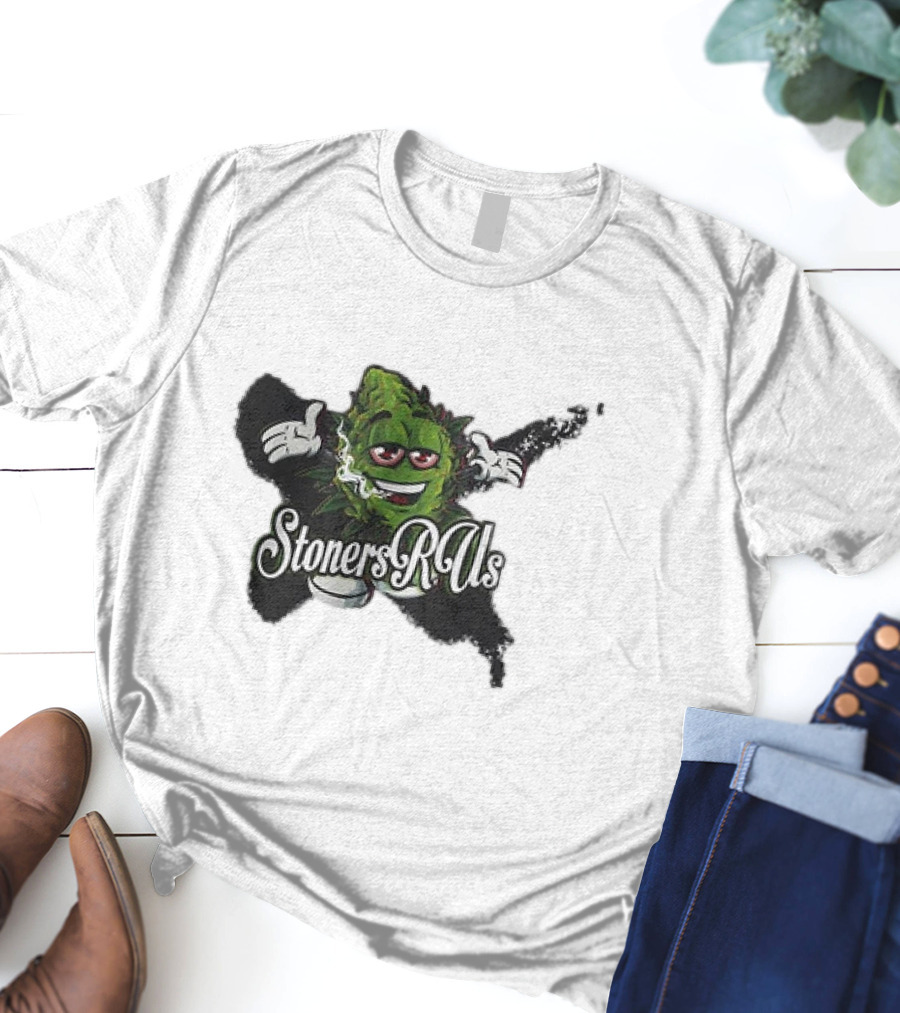 Stoners R Us Smoke Weed Leaf Character T-Shirt