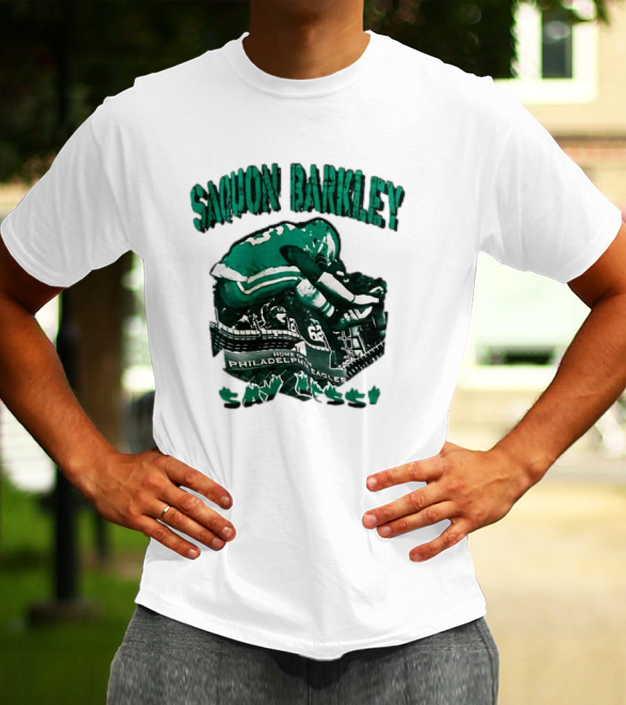 Saquon Barkley Fly Home Of Philadelphia Eagles Say Less T-Shirt