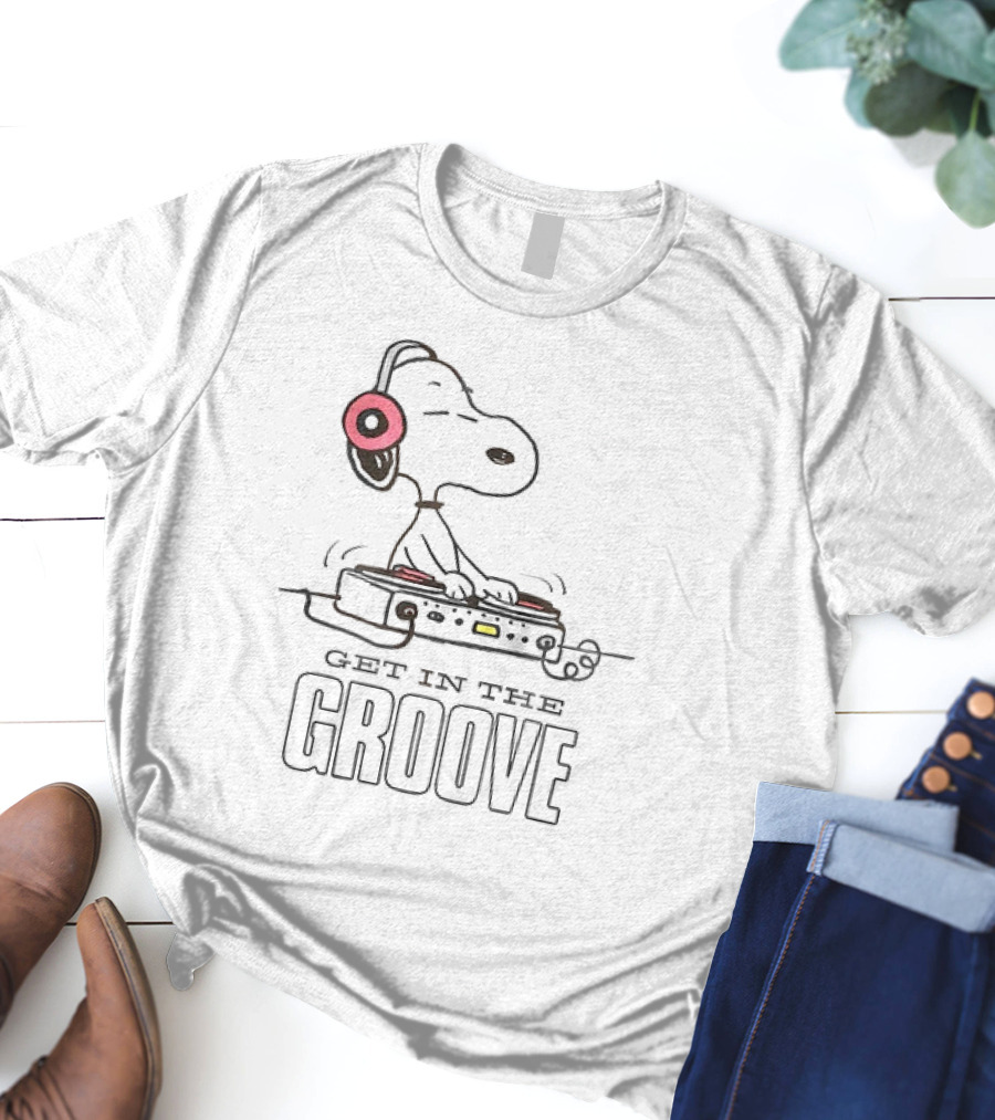 Snoopy DJ Get In The Groove T-Shirt