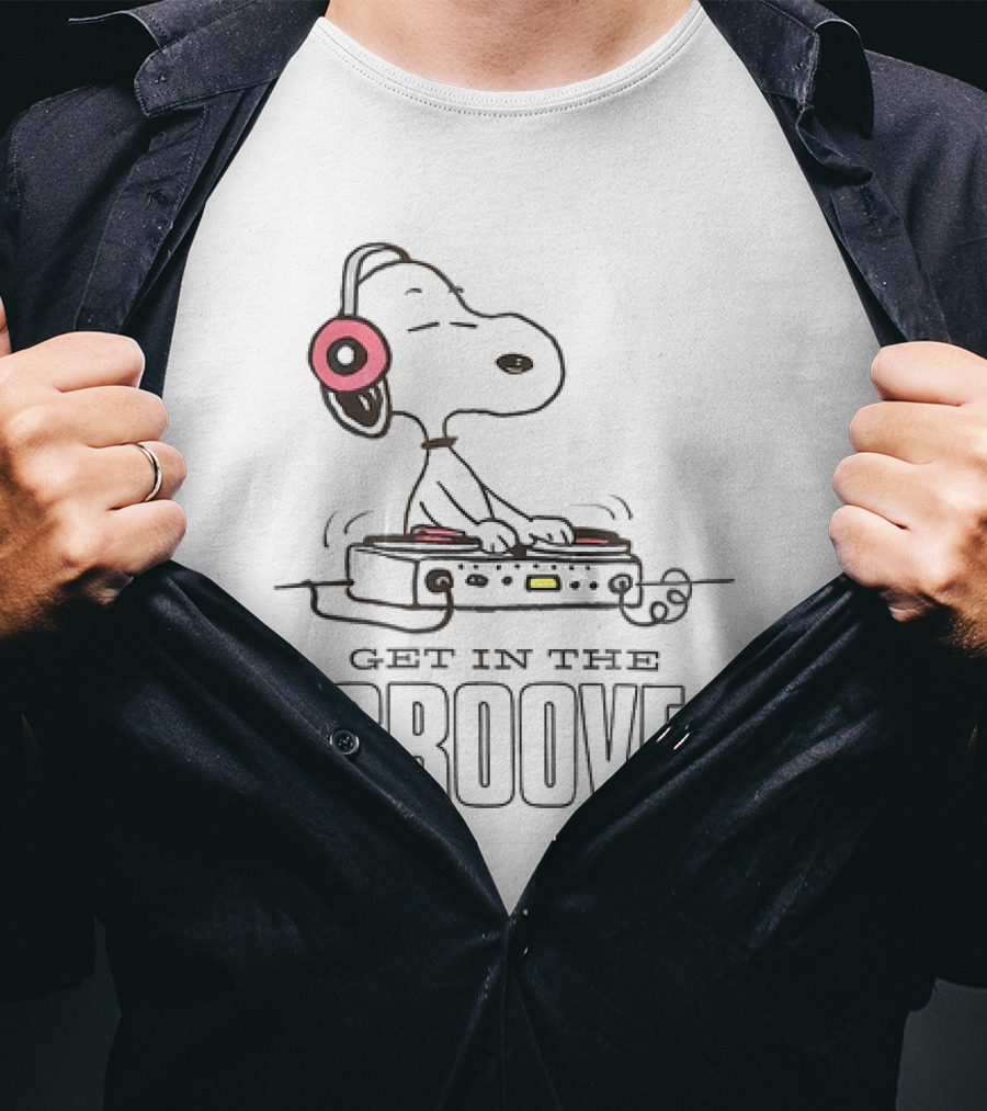 Snoopy DJ Get In The Groove T-Shirt