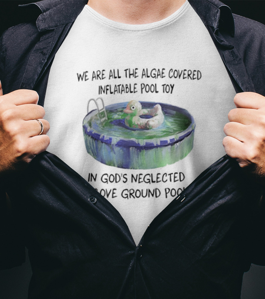 We Are All The Algae Covered Inflatable Pool Toy In God's Neglected Above Ground Pool T-Shirt