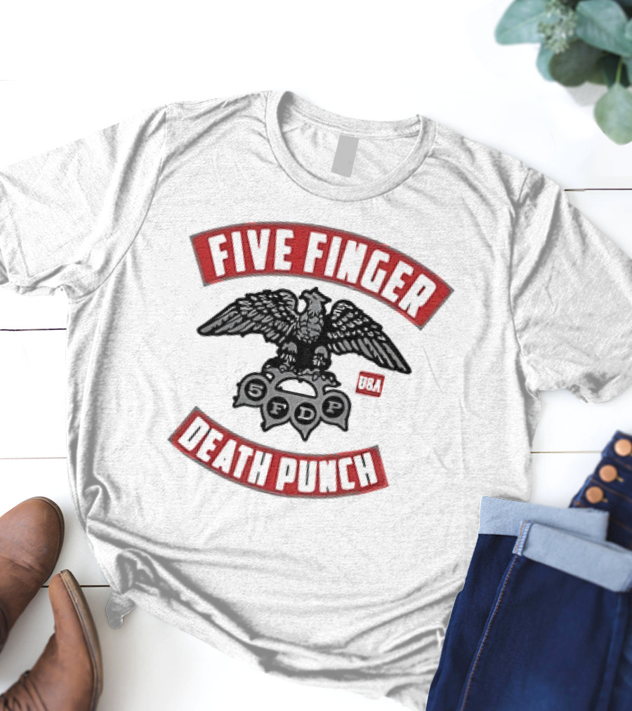 Five Finger Death Punch Eagle USA Logo 5FDP T-Shirt