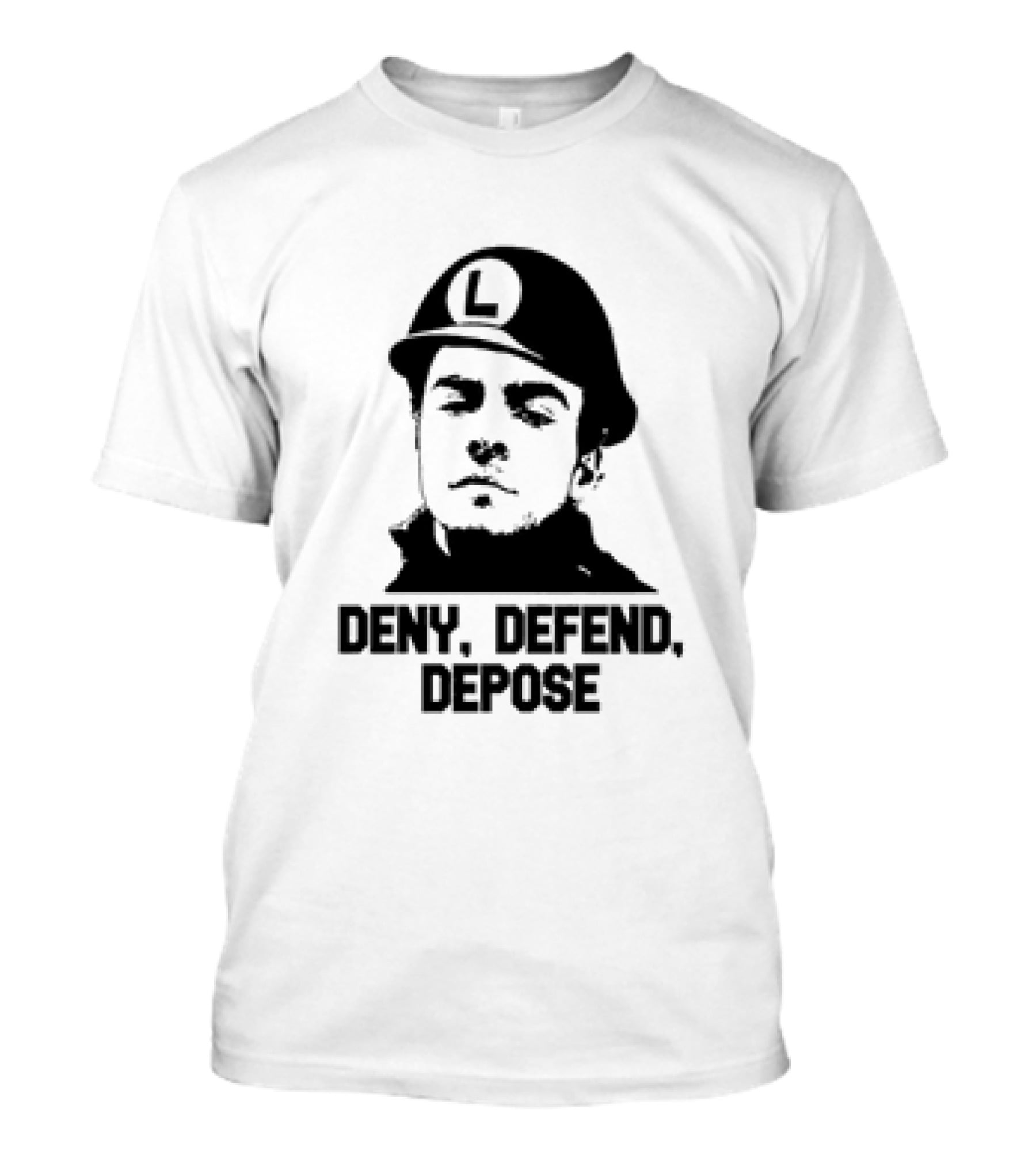 Deny Defend Depose Helmet Portrait Classic T-Shirt