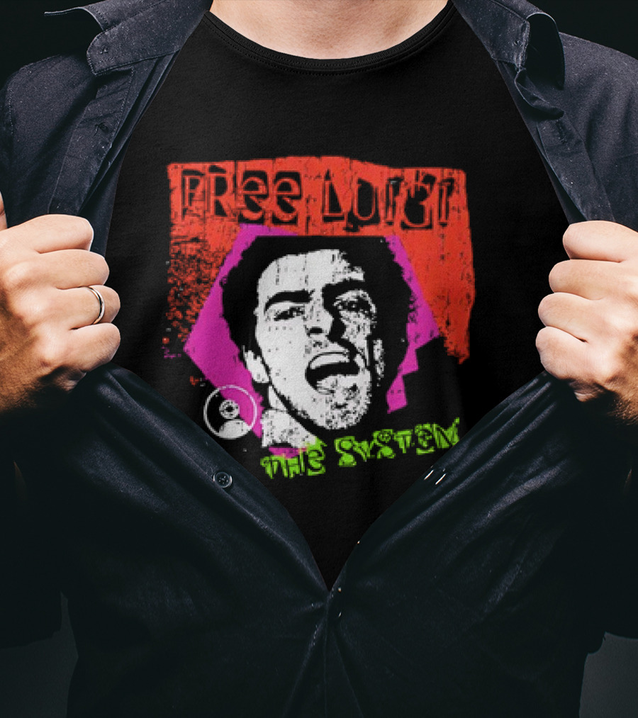 Free Luigi The System Portrait Bold Expression T-Shirt