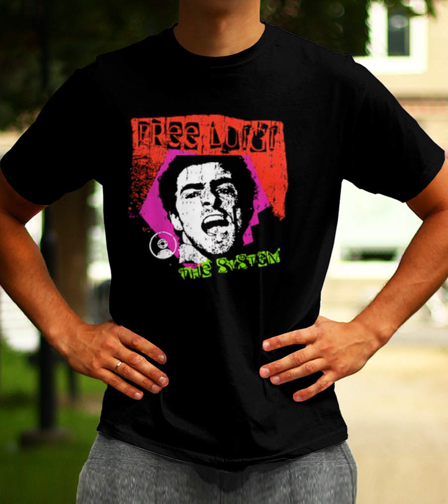 Free Luigi The System Portrait Bold Expression T-Shirt