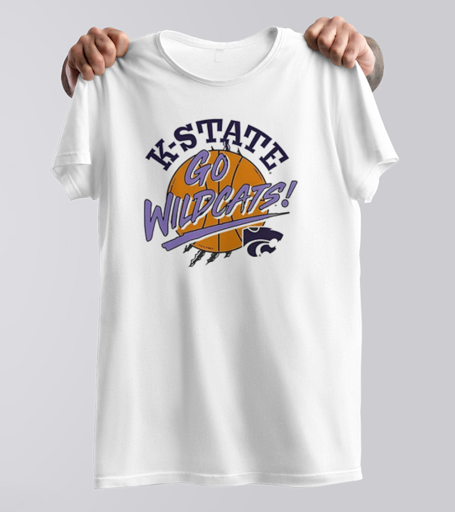 K-State Go Wildcats Basketball T-Shirt