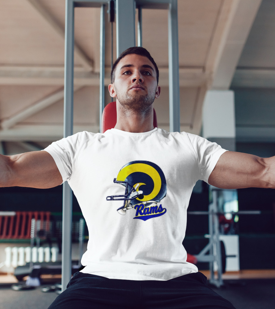 Los Angeles Rams Helmet Rams Football T-Shirt