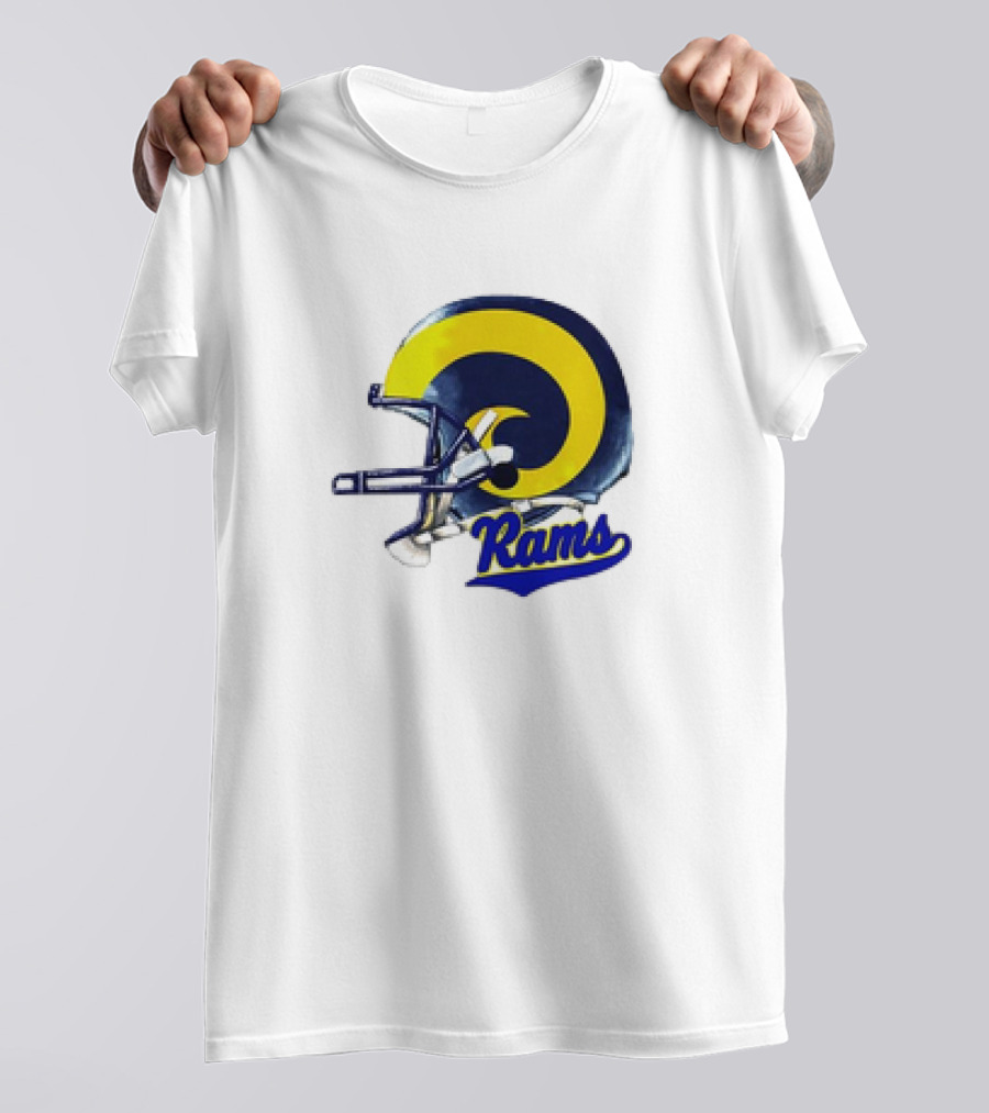 Los Angeles Rams Helmet Rams Football T-Shirt
