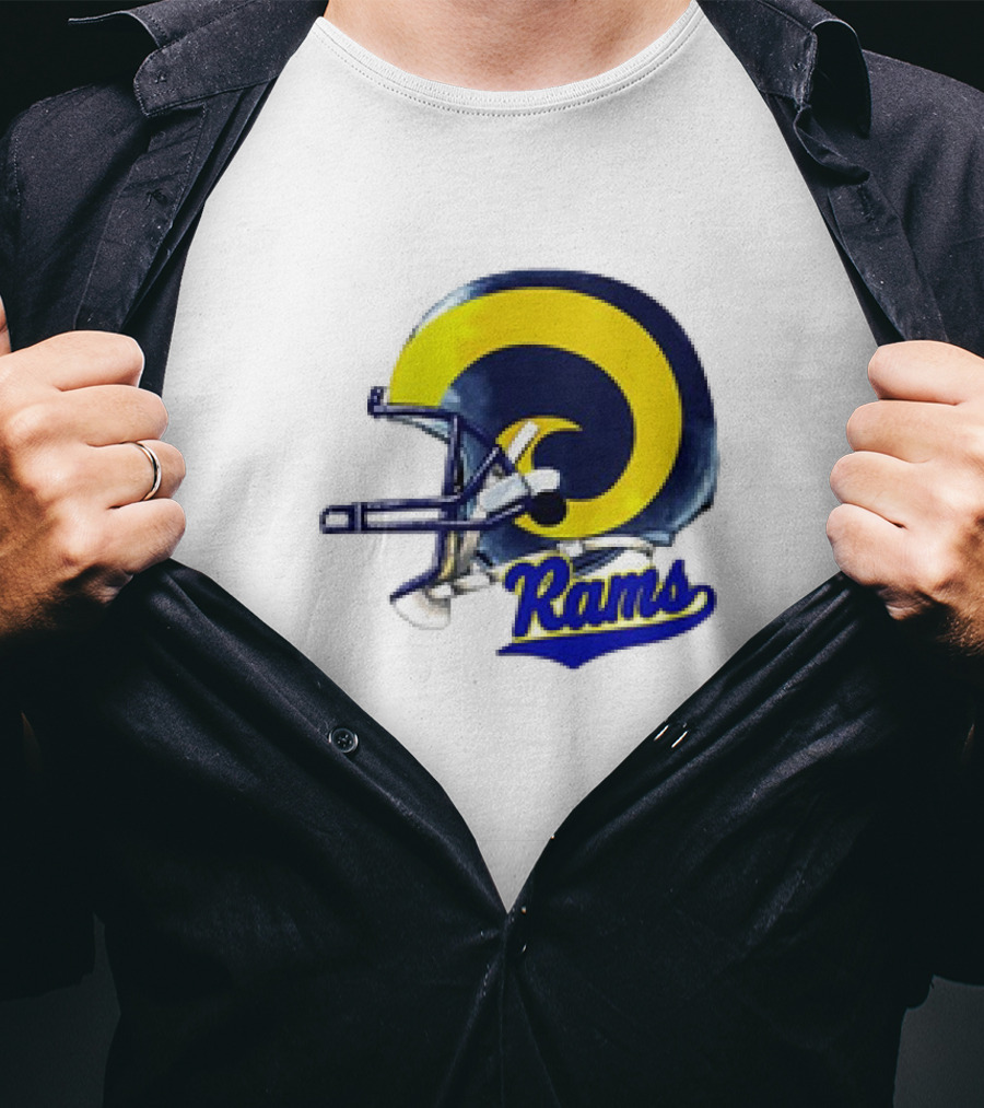Los Angeles Rams Helmet Rams Football T-Shirt