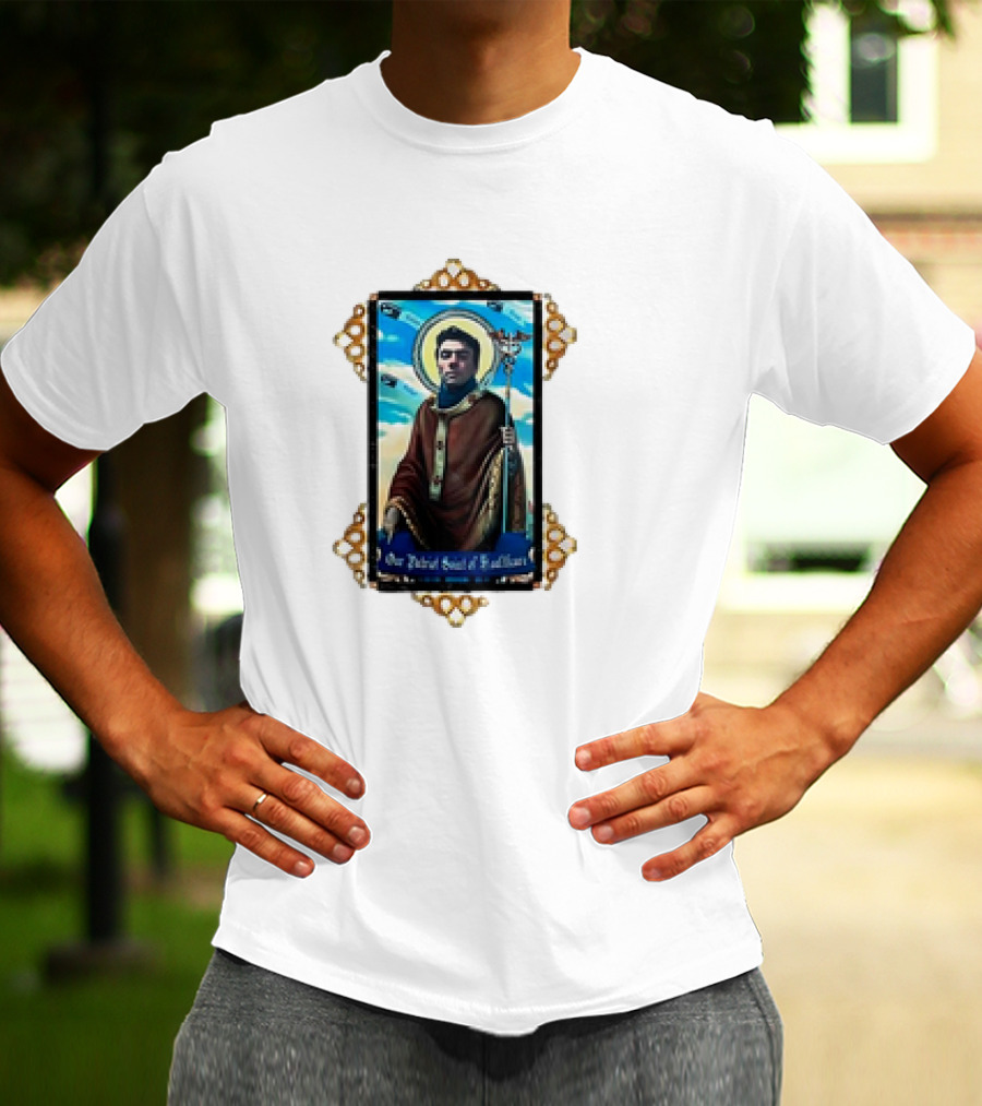 Luigi Mangione Our Patriot Saint Of Healthcare With Iconic Religious T-Shirt