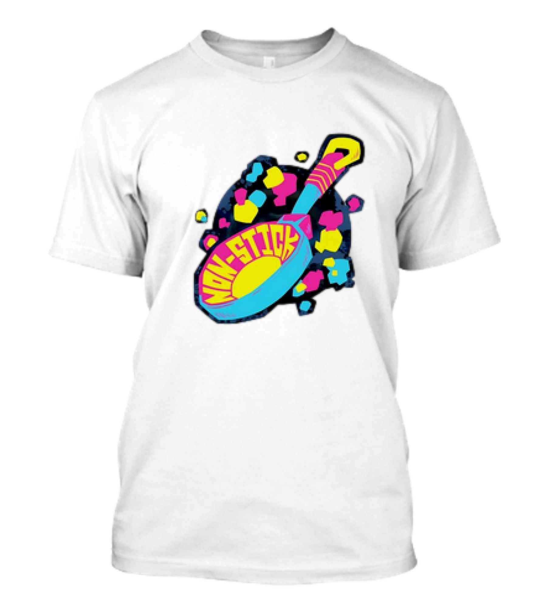 Non-Stick Colorful Pop Art Frying Pan T-Shirt