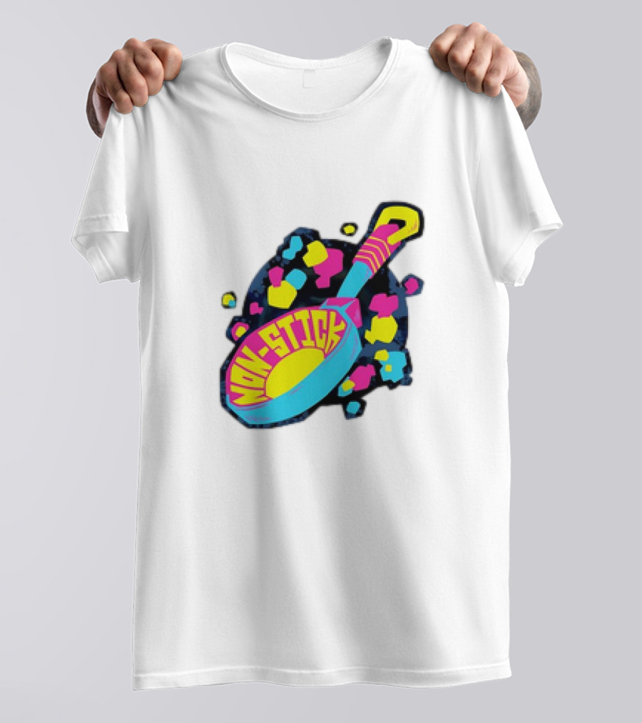 Non-Stick Colorful Pop Art Frying Pan T-Shirt