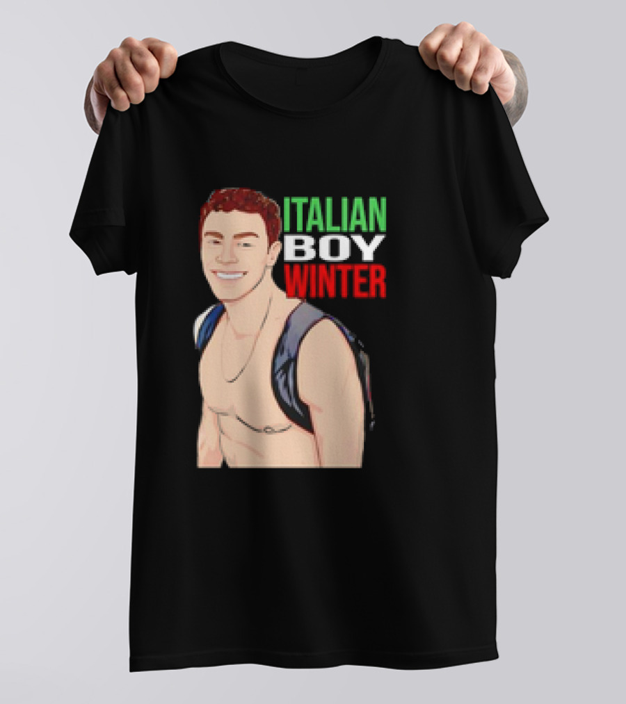 Luigi Mangione Italian Boy Winter Backpack Smiling T-Shirt