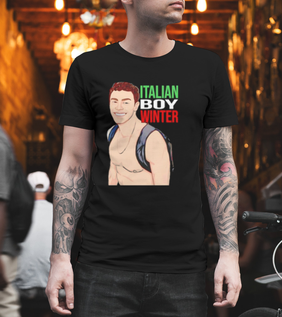 Luigi Mangione Italian Boy Winter Backpack Smiling T-Shirt