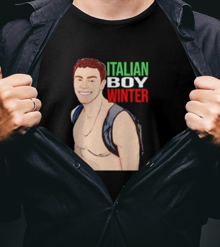 Luigi Mangione Italian Boy Winter Backpack Smiling T-Shirt