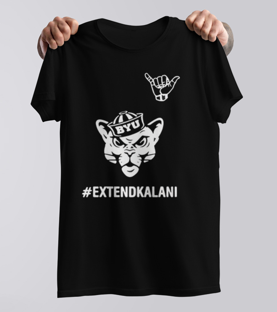 Shaka Sign BYU Cougars #ExtendKalani T-Shirt