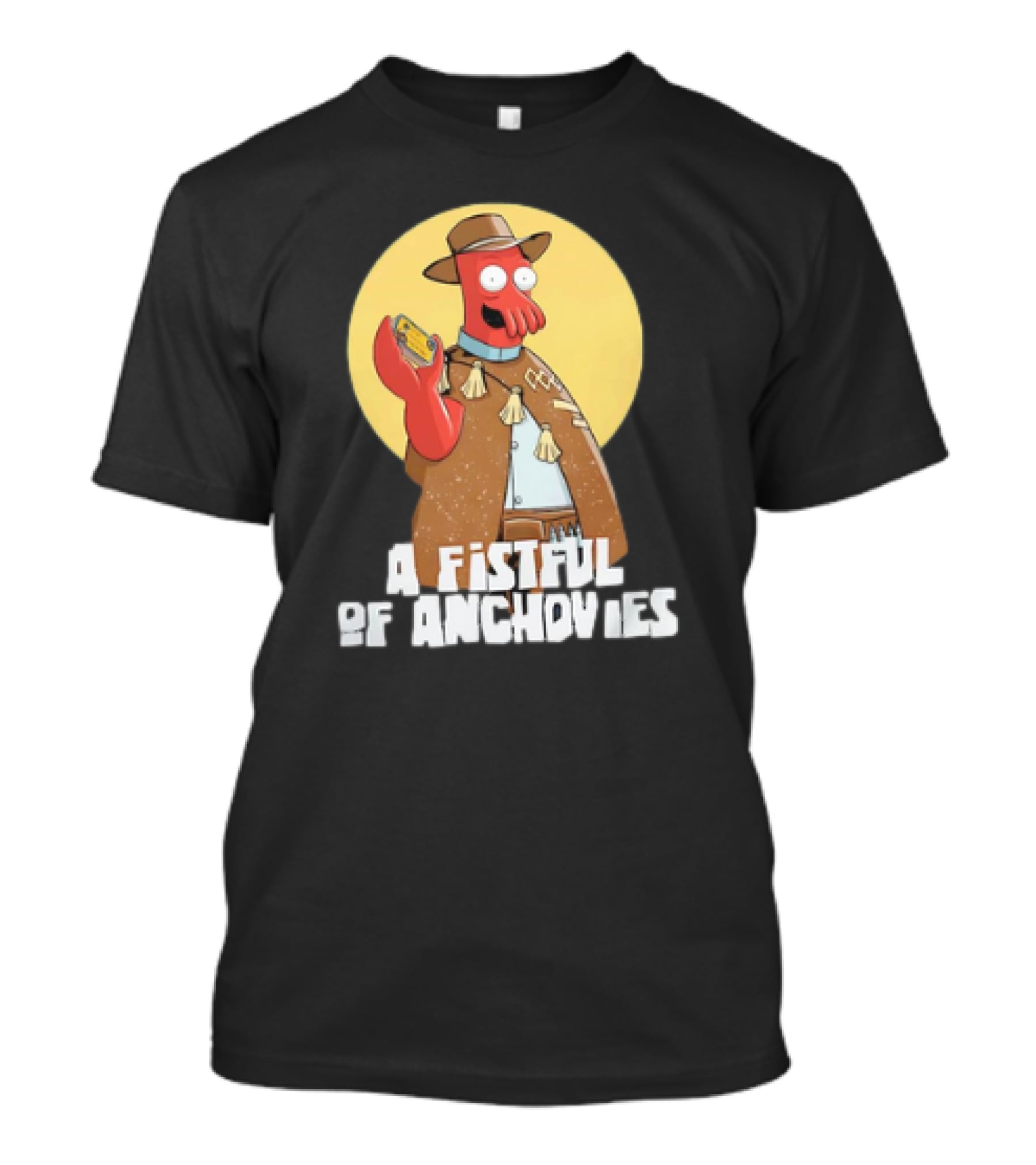 A Fistful Of Anchovies Zoidberg Futurama Cowboy T-Shirt