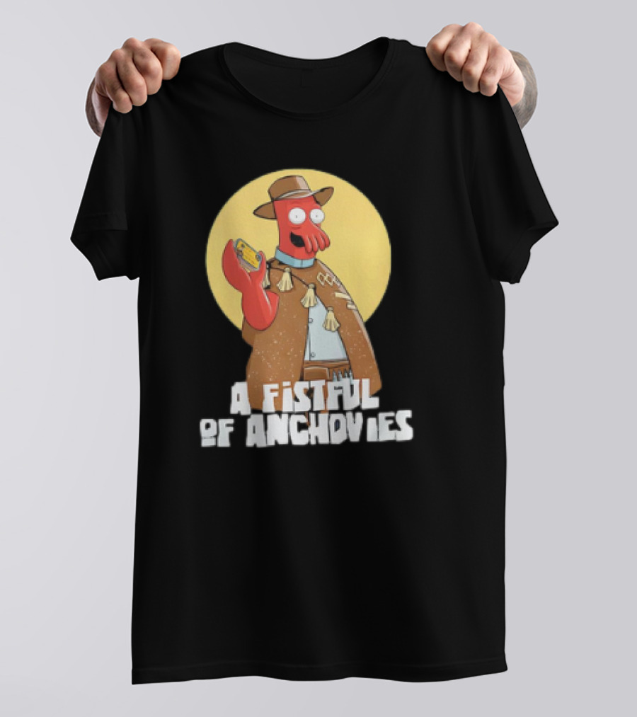 A Fistful Of Anchovies Zoidberg Futurama Cowboy T-Shirt