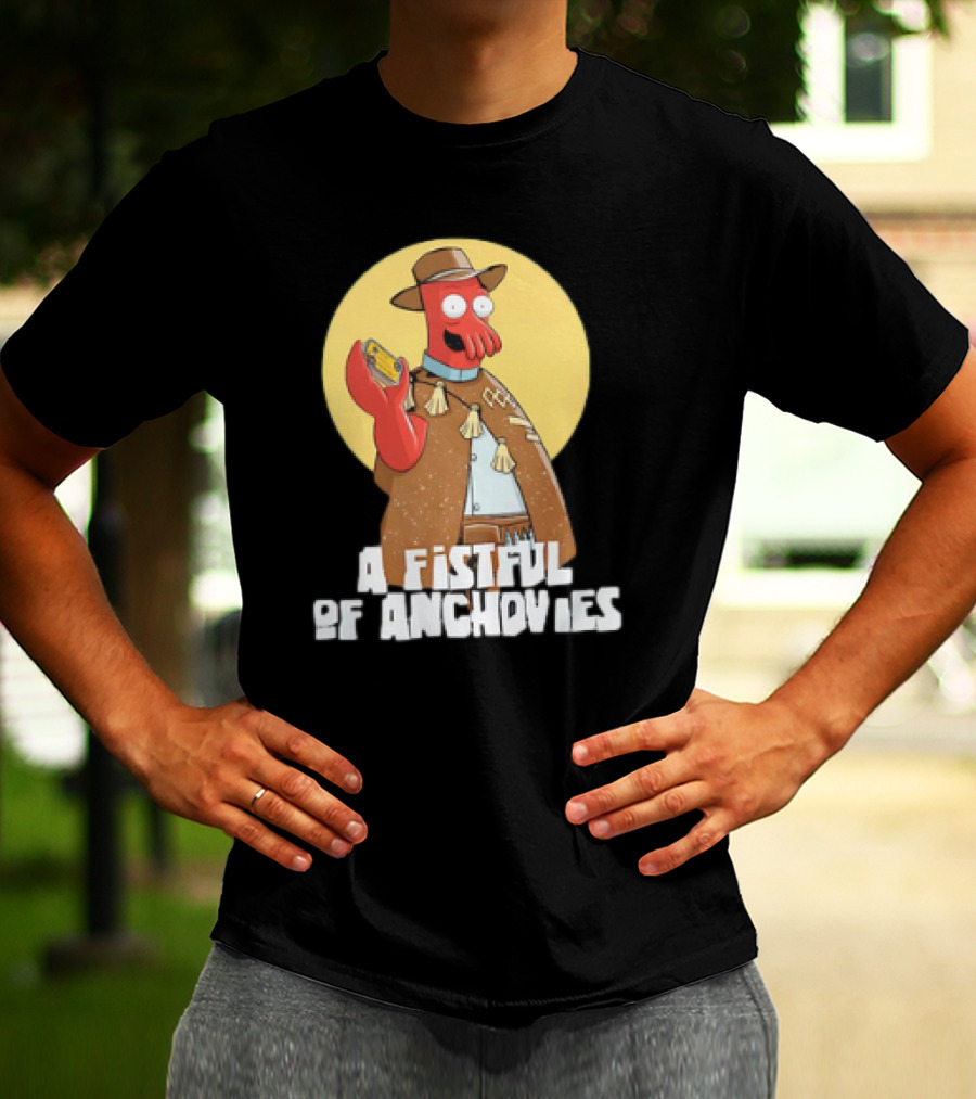 A Fistful Of Anchovies Zoidberg Futurama Cowboy T-Shirt