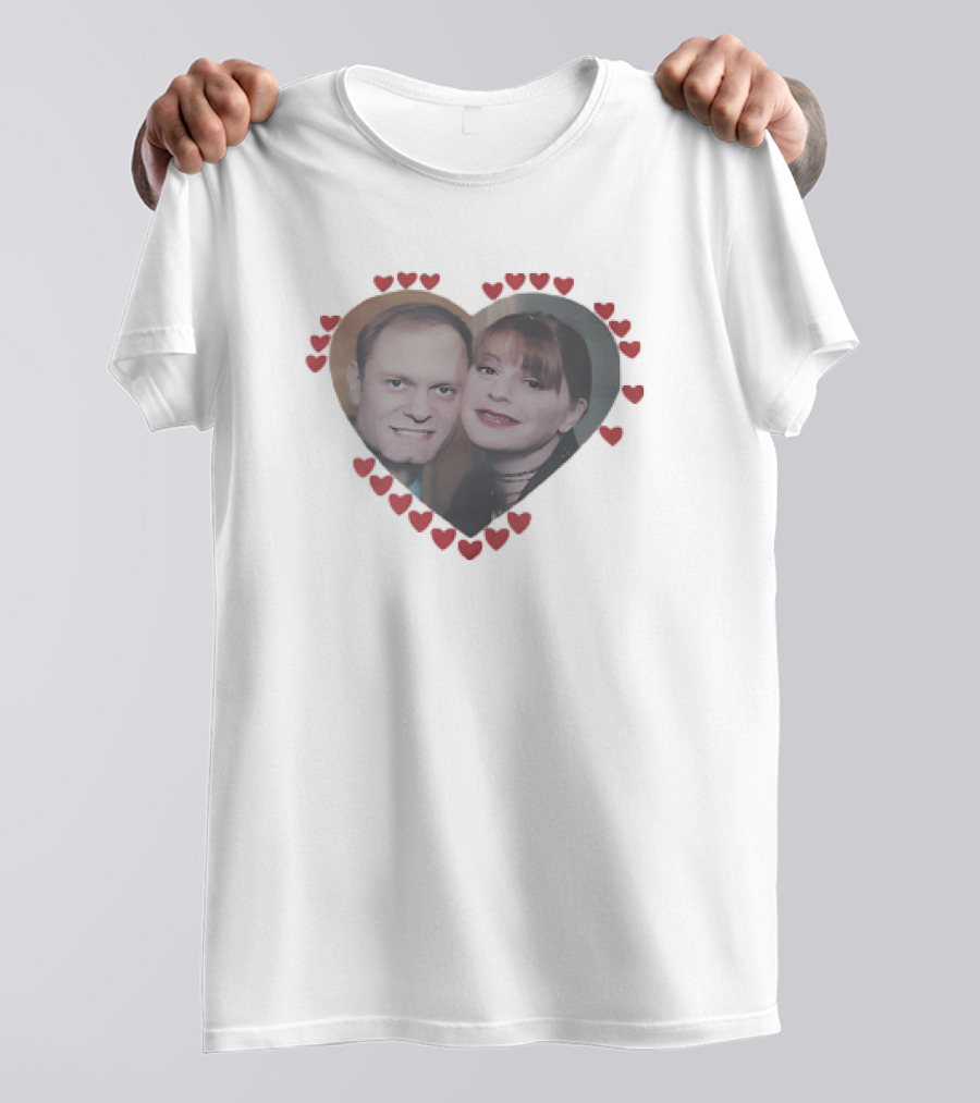 Niles And Daphne Frasier Heart Of Love T-Shirt