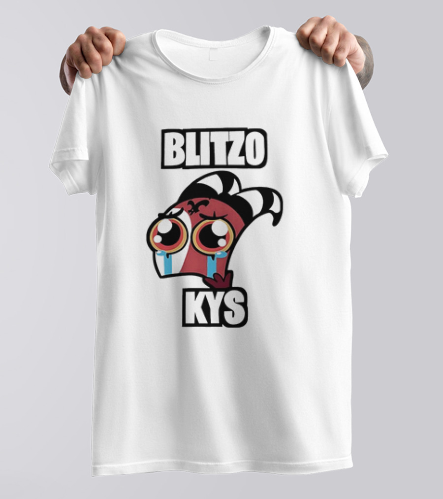Blitzo Kys Character Crying Eyes Iconic T-Shirt