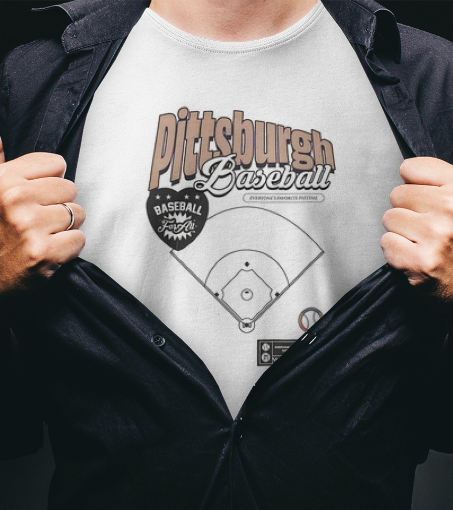 Pittsburgh Baseball Everyone’s Favorite Pastime Field T-Shirt