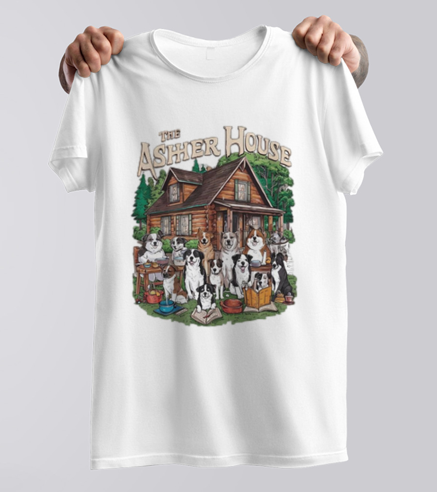 The Asher House Dogs Cabin Gathering T-Shirt