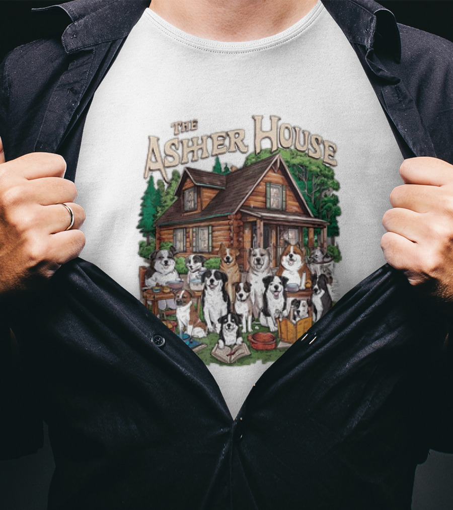 The Asher House Dogs Cabin Gathering T-Shirt