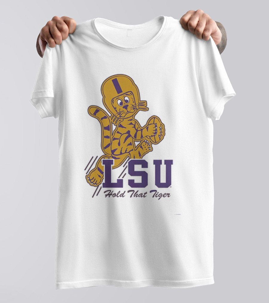 LSU Hold That Tiger Football Mascot T-Shirt