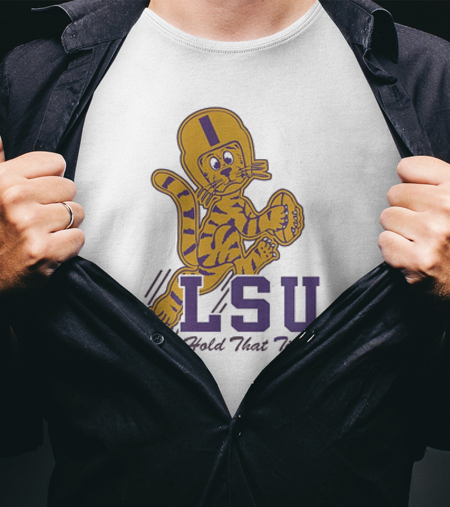 LSU Hold That Tiger Football Mascot T-Shirt