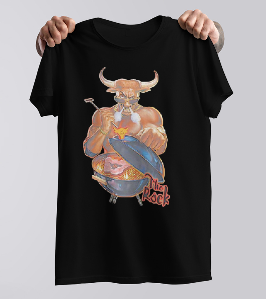 The Rock Do You Smell What The Bull Is Grilling Vintage T-Shirt