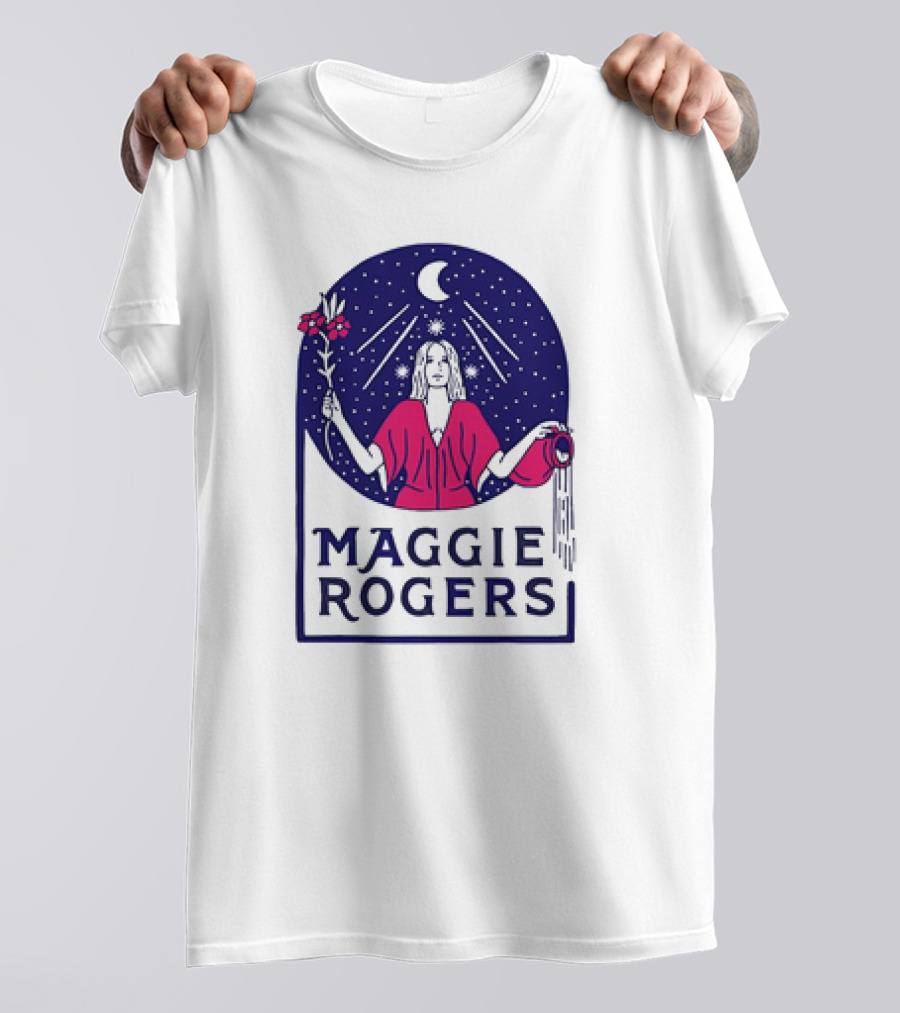 Maggie Rogers The Magi Celestial Moon Starry Night Water Bearer T-Shirt