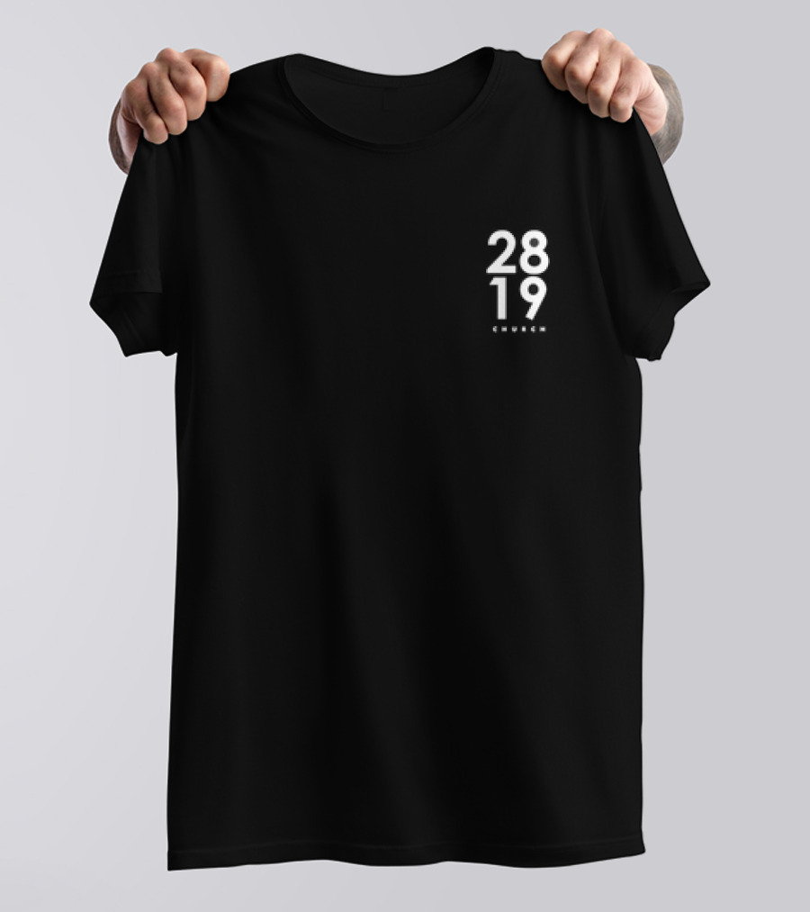 2819 Church Minimalist Text T-Shirt