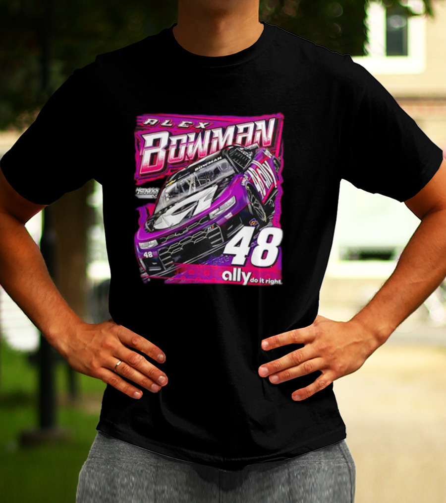 Alex Bowman 48 Chevrolet ZL1 Hendrick Motorsports Ally Racing T-Shirt